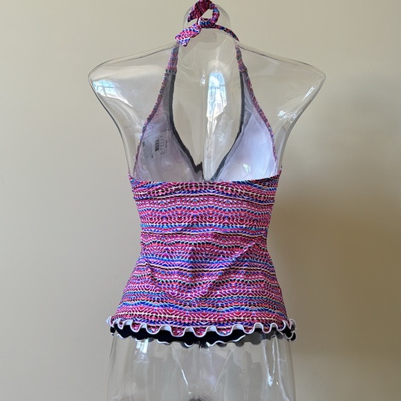 New Profile by Gottex halter Tankini top with soft cups for support - Picture 3 of 6